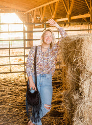 Fringed Cowgirl Hobo Crossbody