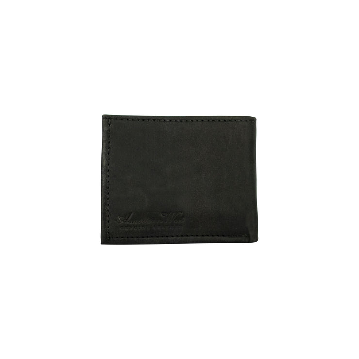 Waxed Leather Men's Bi-Fold Wallet