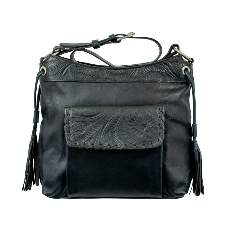 Waxed Leather Zip Top Shoulder Bag American West Handbags waxed-leather-zip-top-shoulder-bag-american-west-handbags