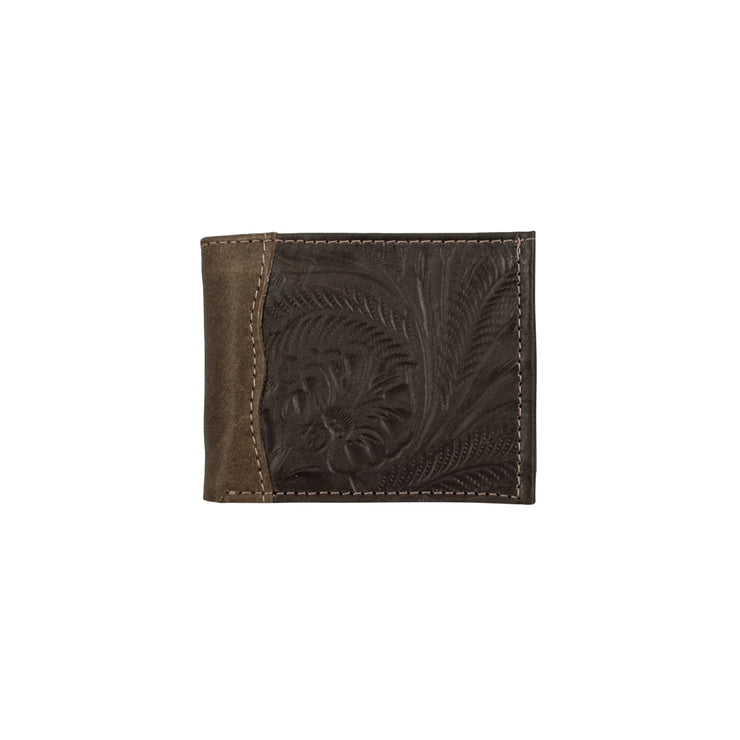 Waxed Leather Men's Bi-Fold Wallet