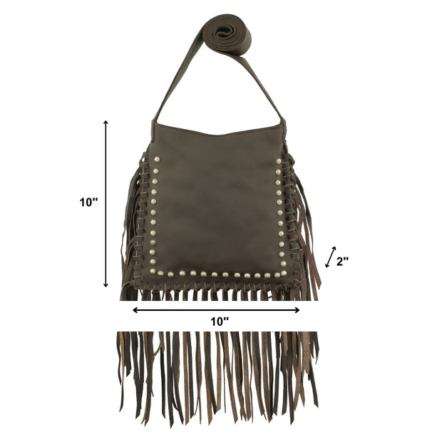 Fringed Cowgirl Messenger Crossbody