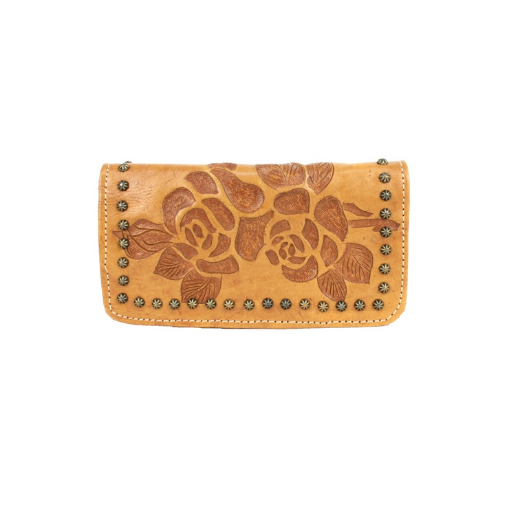 Texas Rose Ladies Tri-Fold Wallet