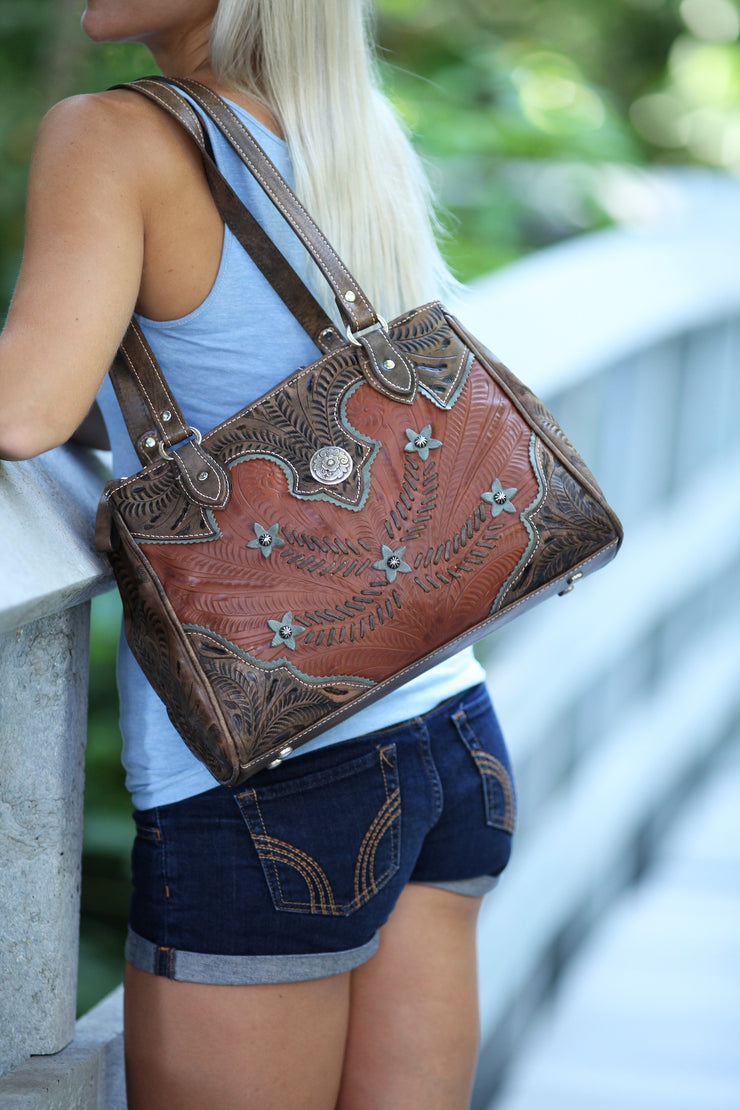 Desert Wildflower Multi-Compartment Organizer Tote